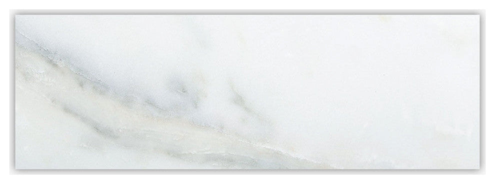 Calacatta Honed 4x12 Micro Beveled Marble Tile
