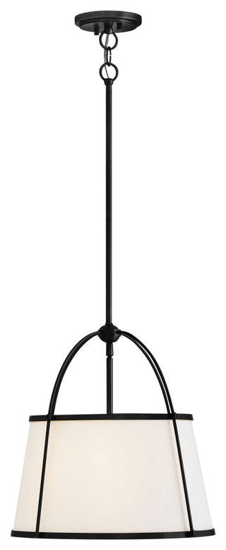 Hinkley Clarke Large Drum Pendant, Black