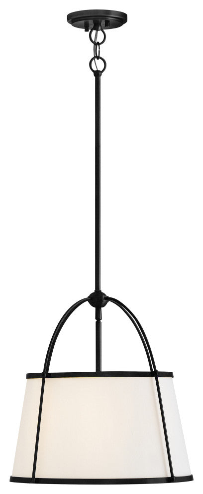 Hinkley Clarke Large Drum Pendant, Black