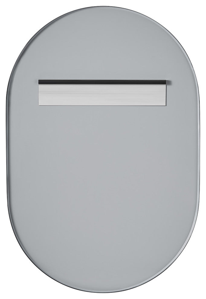 24" x 42" Oval Framed Wall Mounted Bathroom Vanity Mirror