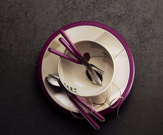 Fantasia Flatware Set, Light Mauve, 5 Pcs.