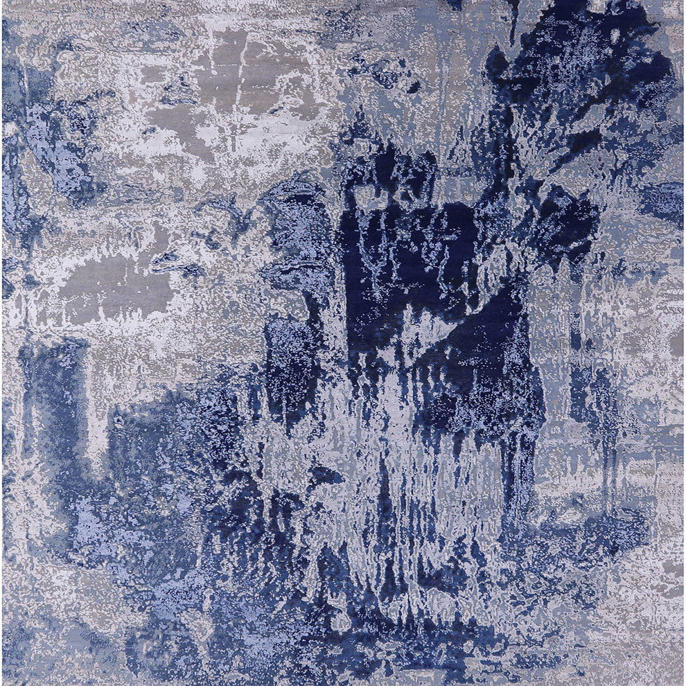 Ahgly Company Indoor Square Mid-Century Modern Area Rugs, 3' Square