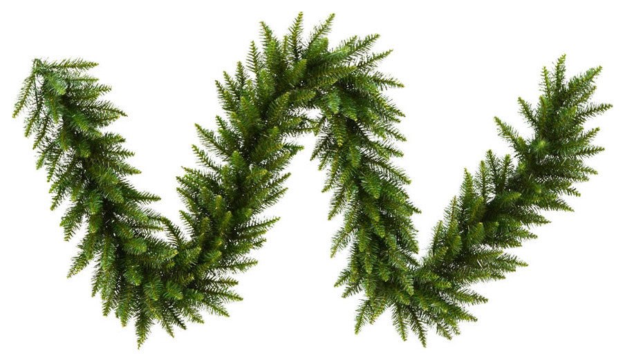 Vickerman Camdon Fir Garland, 14"x9', Unlit