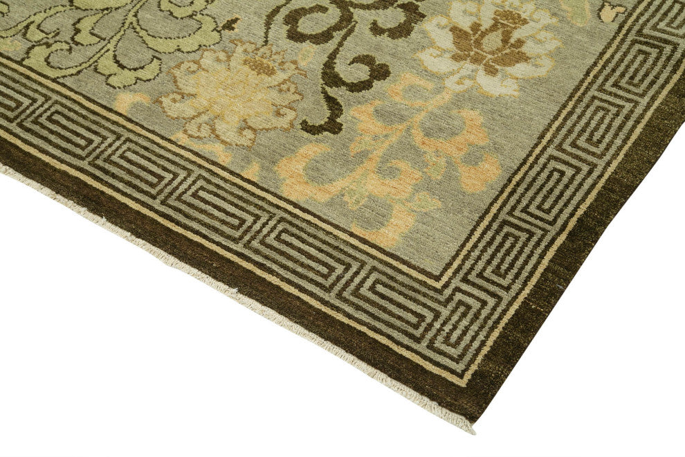 Rug N Carpet - Hand-Knotted Oriental 8' 0" x 9' 11" Pastel Oushak Area Rug