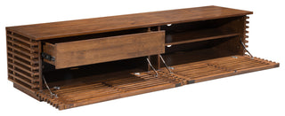 Linea Wide Entertainment Stand Walnut