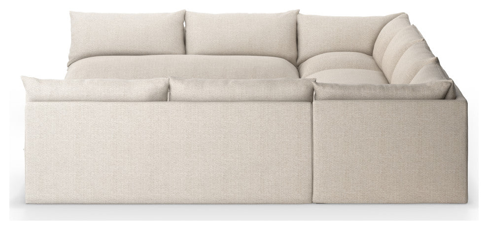 Grant Outdoor 5 Pc Sectional-Faye Sand