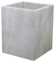 Myrtus Collection Pearl White Marble Waste Bin