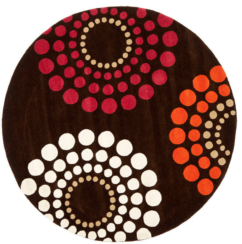 Safavieh Soho Soh788B Rug, Brown/Multi, 7'6"x9'6"