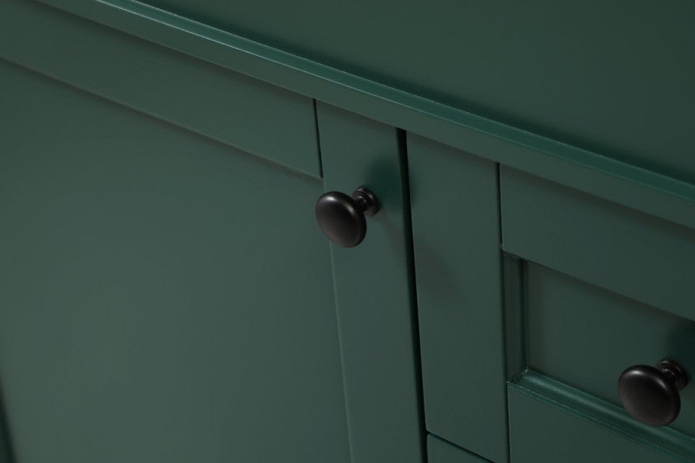 Home Living 21" Transitional Green-Light Bathroom Vanity