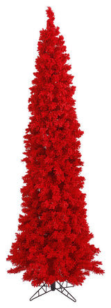 9'X43" Flocked Red Pencil Fir 1317T