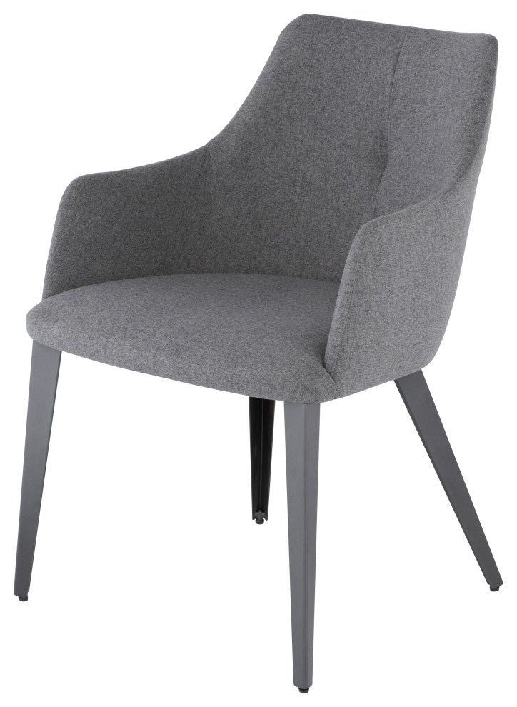 Renee Shale Grey Fabric Dining Chair
