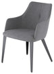 Renee Shale Grey Fabric Dining Chair