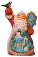 Hand Painted Rocking Horse Tiny Tale Santa Figurine