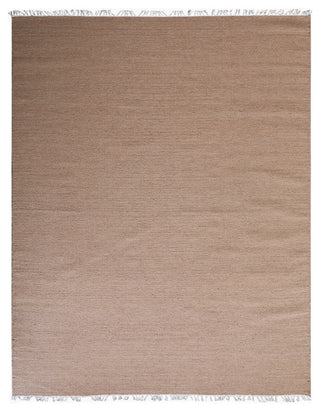 HAND WOVEN FLAT WEAVE KILIM WOOL ECO-FRIENDLY AREA RUGS-Solid,Light Brown