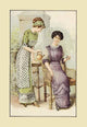 Tea in the Garden - Gallery Wrapped Canvas Art 28" x 42"