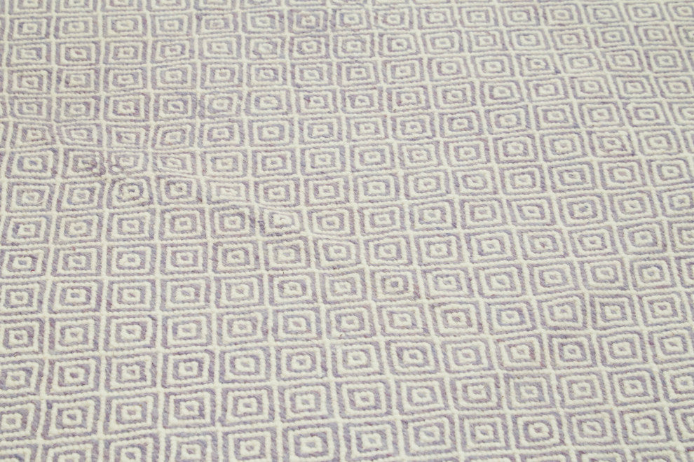Rug N Carpet - Handmade Modern Design 9' 0'' x 12' 0'' Wool Unique Kilim Rug