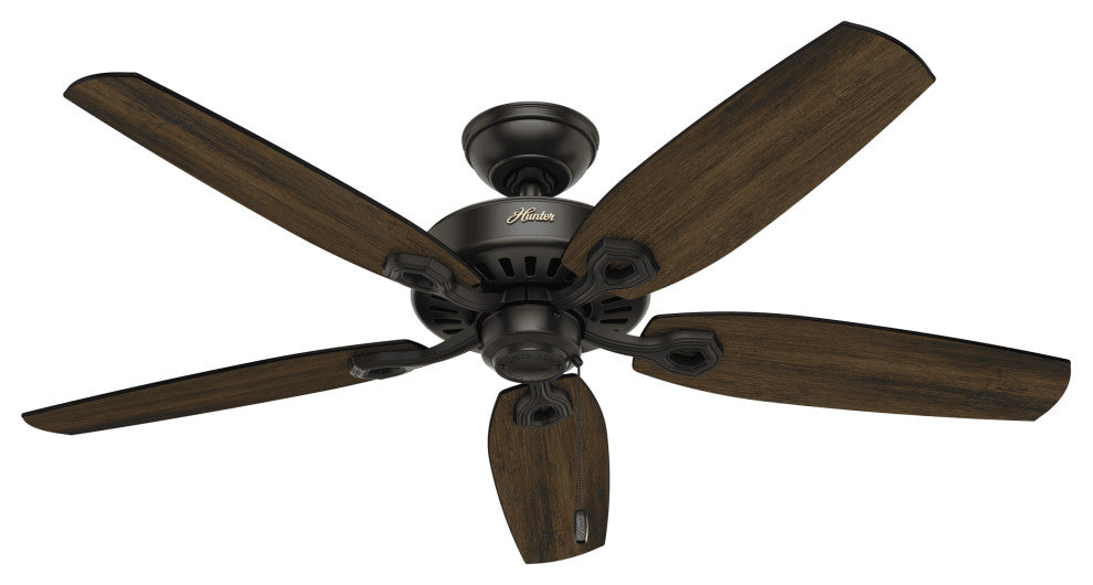Hunter Builder Elite 52" Indoor Ceiling Fan in Matte Black