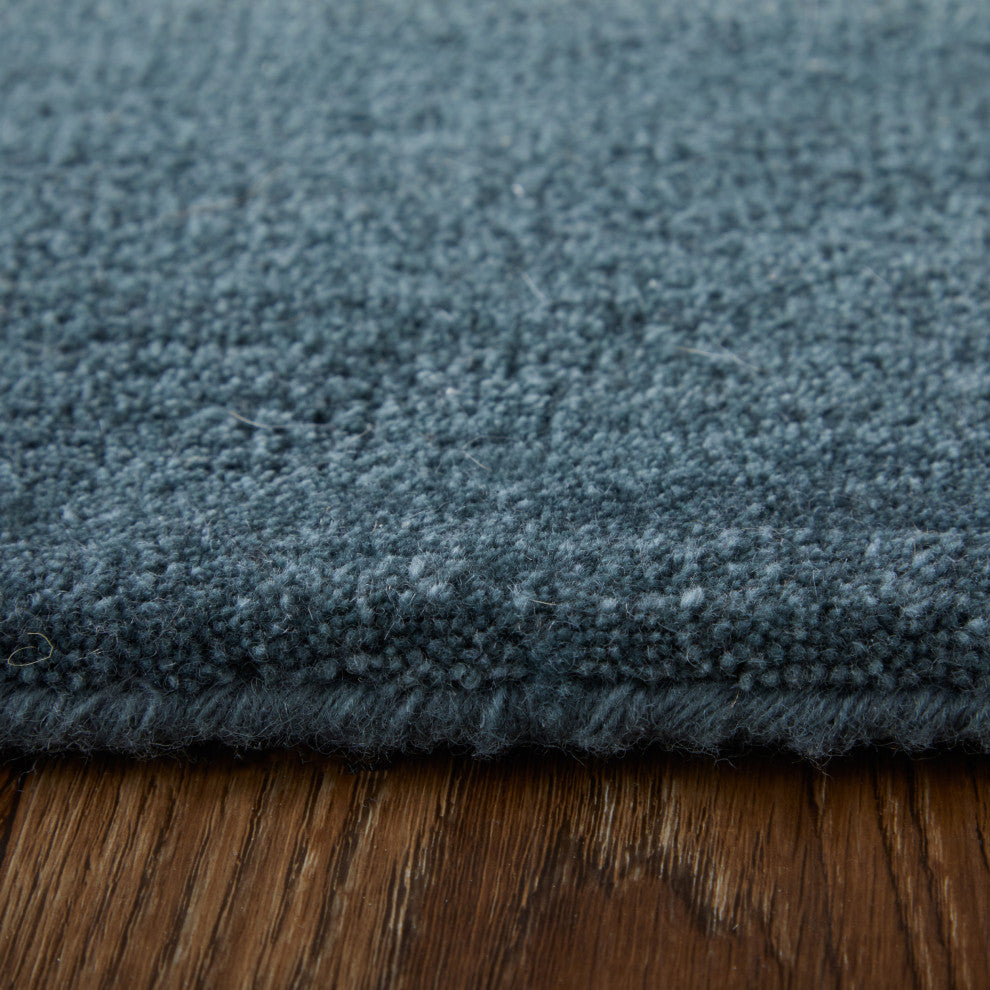 Katya 8990F Modern/Casual/Industrial Area Rug, Taupe/Blue, 9'x12'