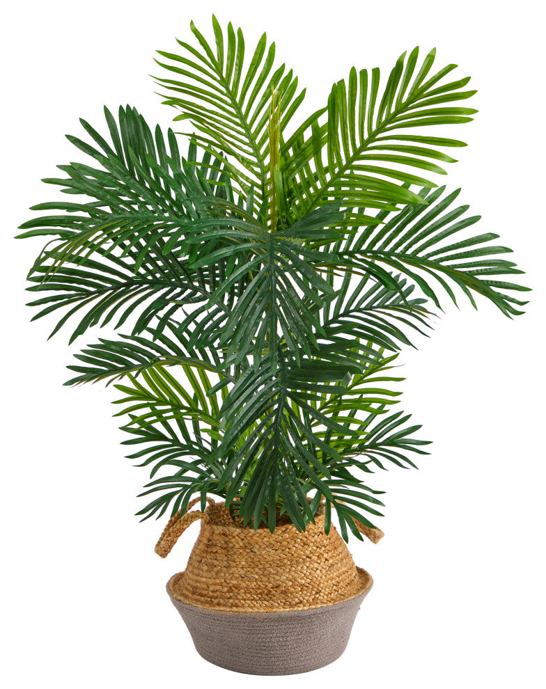 T2950 40 Areca Artificial Palm Tree in Boho Chic Handmade Planter UV Resistant