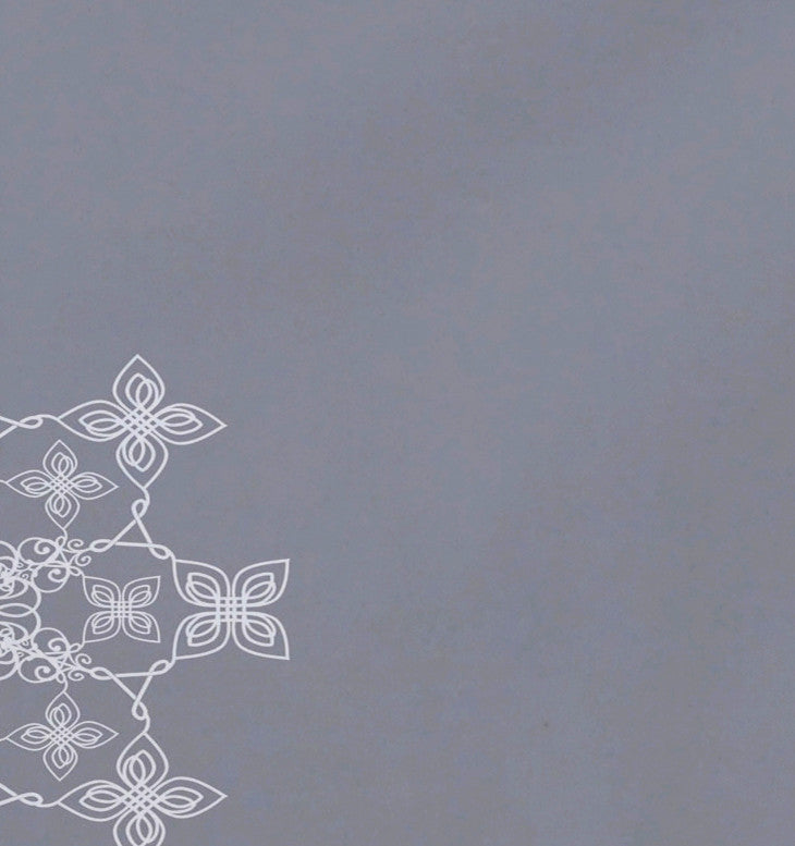 Decorative Holiday Placemat, Set of 4 Geometric, Gray