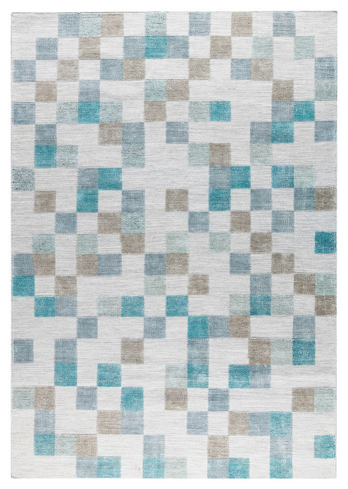 Kista Rug, Aqua, 4''x6''
