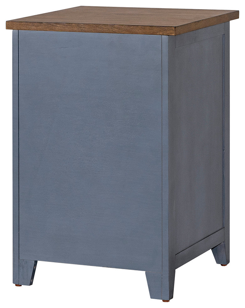 Farmhouse Three Drawer Wood File Cabinet S