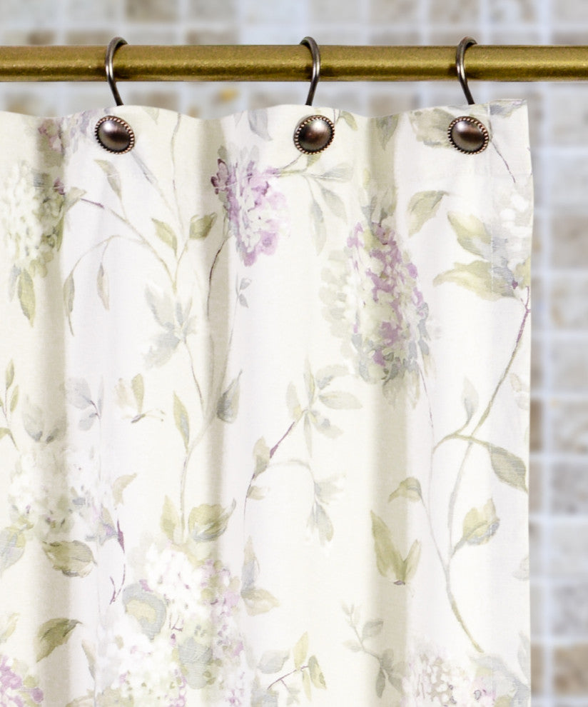 Abigail 72" x 72" Shower Curtain, Lilac