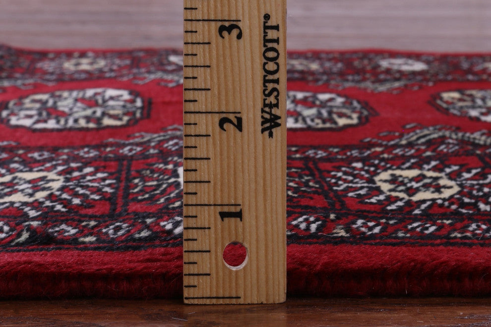 2' 0" X 5' 9" Runner Silky Bokhara Hand-Knotted Rug - Q13830