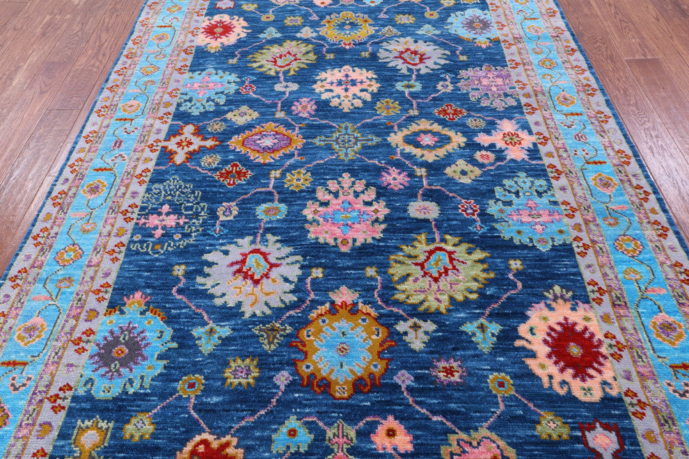 6' 0" X 9' 1" Turkish Oushak Handmade Rug - Q15369