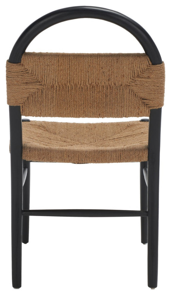 Safavieh Ottilie Dining Chair, Black/Natural