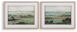 Uttermost 32385 Warm 29" x 37" Framed Landscapes Graphic Print - - Multicolored