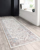 Polyester Pile Dante DN-05 Area Rug by Loloi II, Ivory/Stone, 9'6"x13'3"