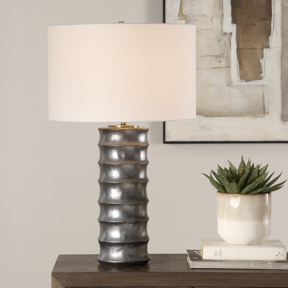 Uttermost Corvair Scalloped Table Lamp