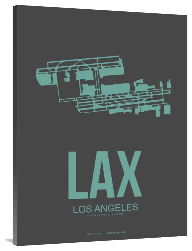 "LAX Los Angeles Poster 2" Fine Art Print
