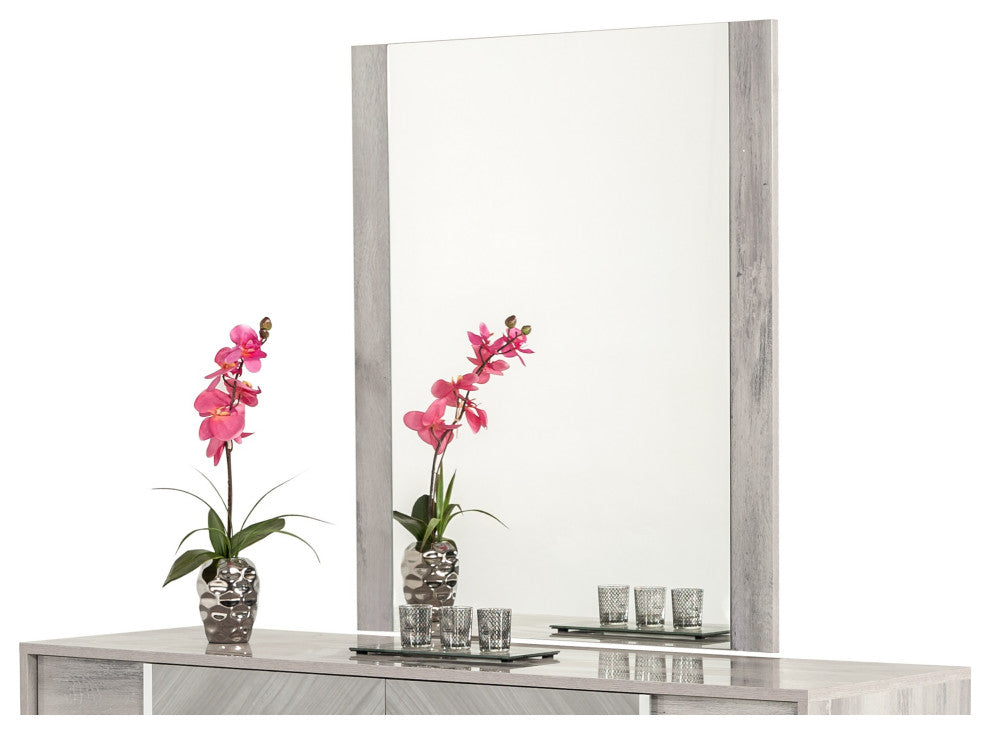 Nova Domus Alexa Italian Modern Gray Mirror