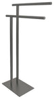 Kingston Brass Double L Shape Pedestal Towel Holder, Oil Rubbed Bronze