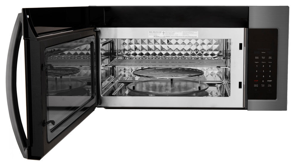 ZLINE Over the Range Convection Microwave Oven in Black Stainless Steel