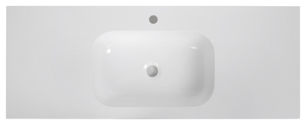48" Solid Surface Resin Streamline K-1601-48 Vanity Top
