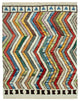 Rug N Carpet - Handmade Unique 7' 3'' x 8' 10'' Moroccan Area Rug