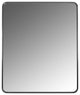Rectangular Aluminum Framed Wall Mounted Bathroom Mirror, Black;, 24" X 30";