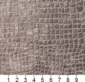 Grey Alligator Print Shiny Woven Velvet Upholstery Fabric By The Yard