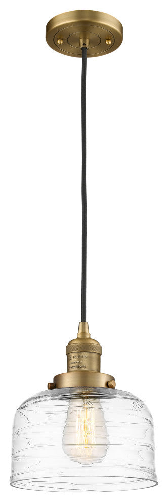 INNOVATIONS 201C-BB-G713-LED 1-Light Mini Pendant Brushed Brass