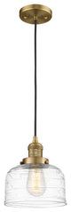INNOVATIONS 201C-BB-G713-LED 1-Light Mini Pendant Brushed Brass