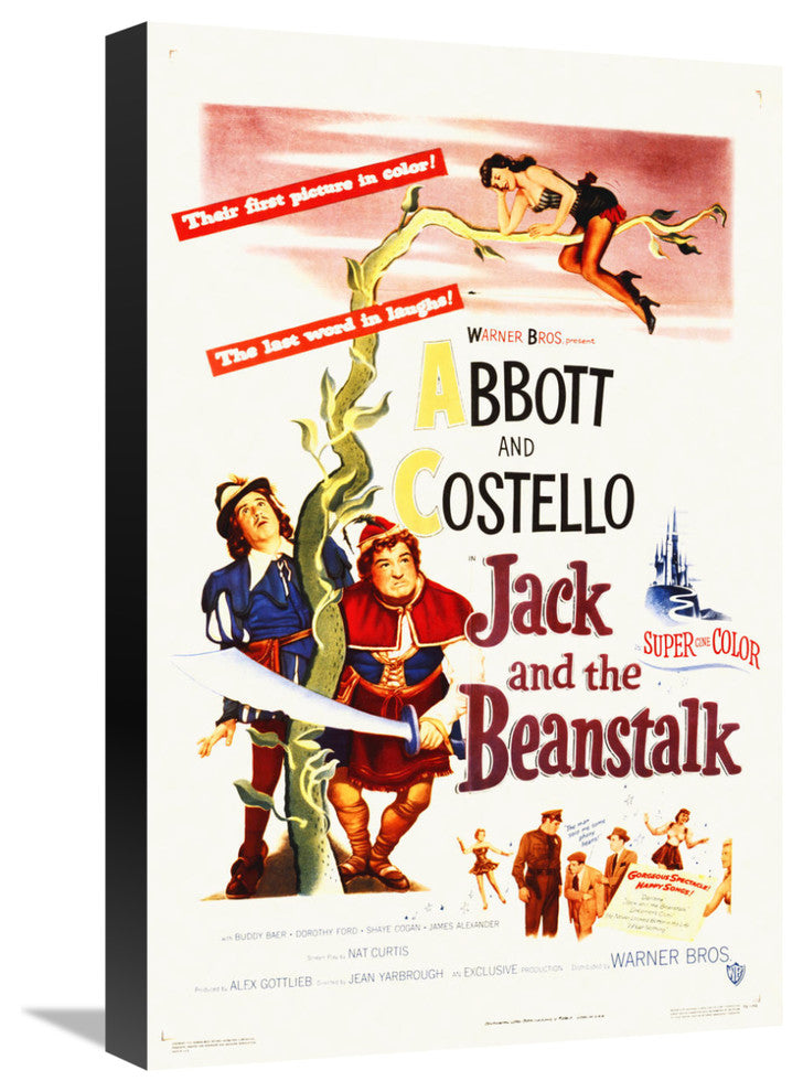 Abbott and Costello, Jack And The Beanstalk, 14x22