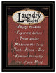 "Laundry Rules" by Linda Spivey, Ready to Hang Framed Print, Black Frame