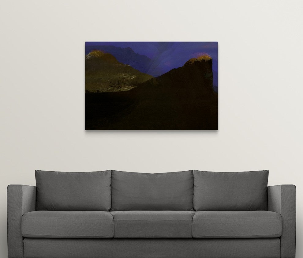 "Nightshift" Wrapped Canvas Art Print, 48"x32"x1.5"