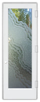 Pantry Door - Metamorphosis Peak - Primed - 24" x 96" - Knob on Left - Push Open