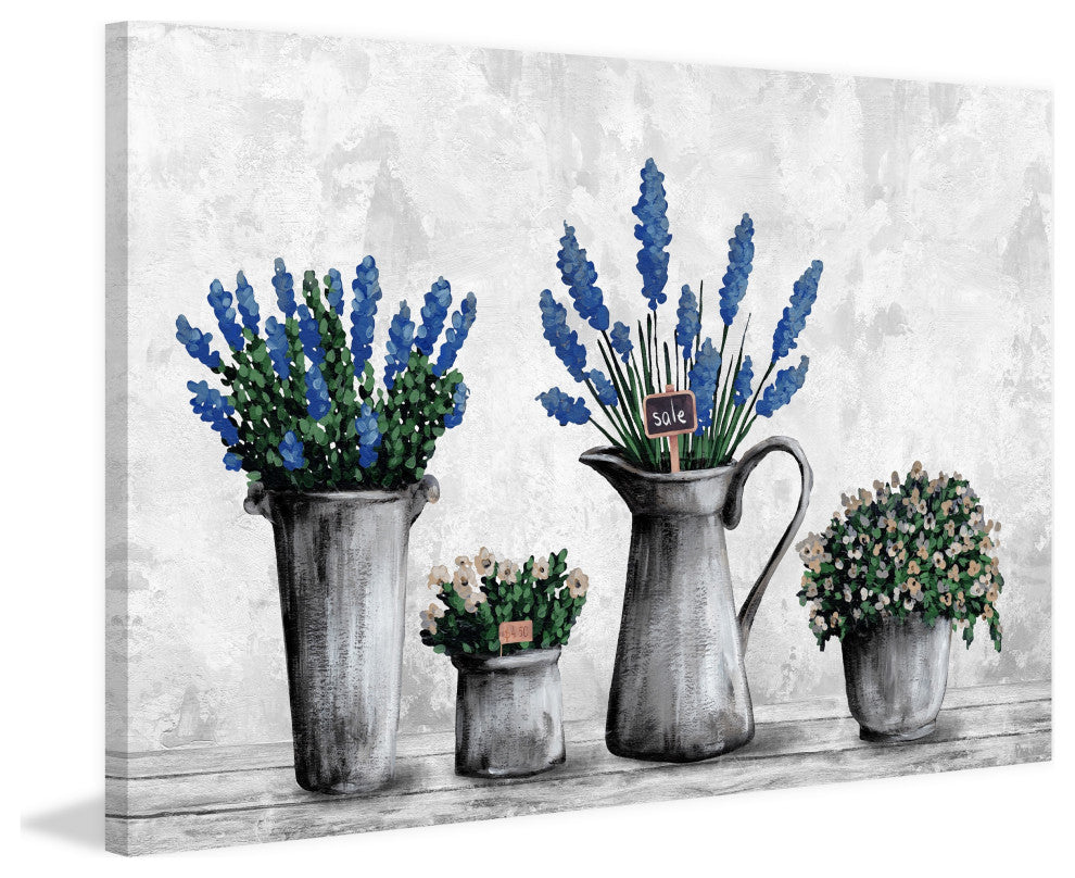 "Stunning Lavender" Painting Print on Wrapped Canvas