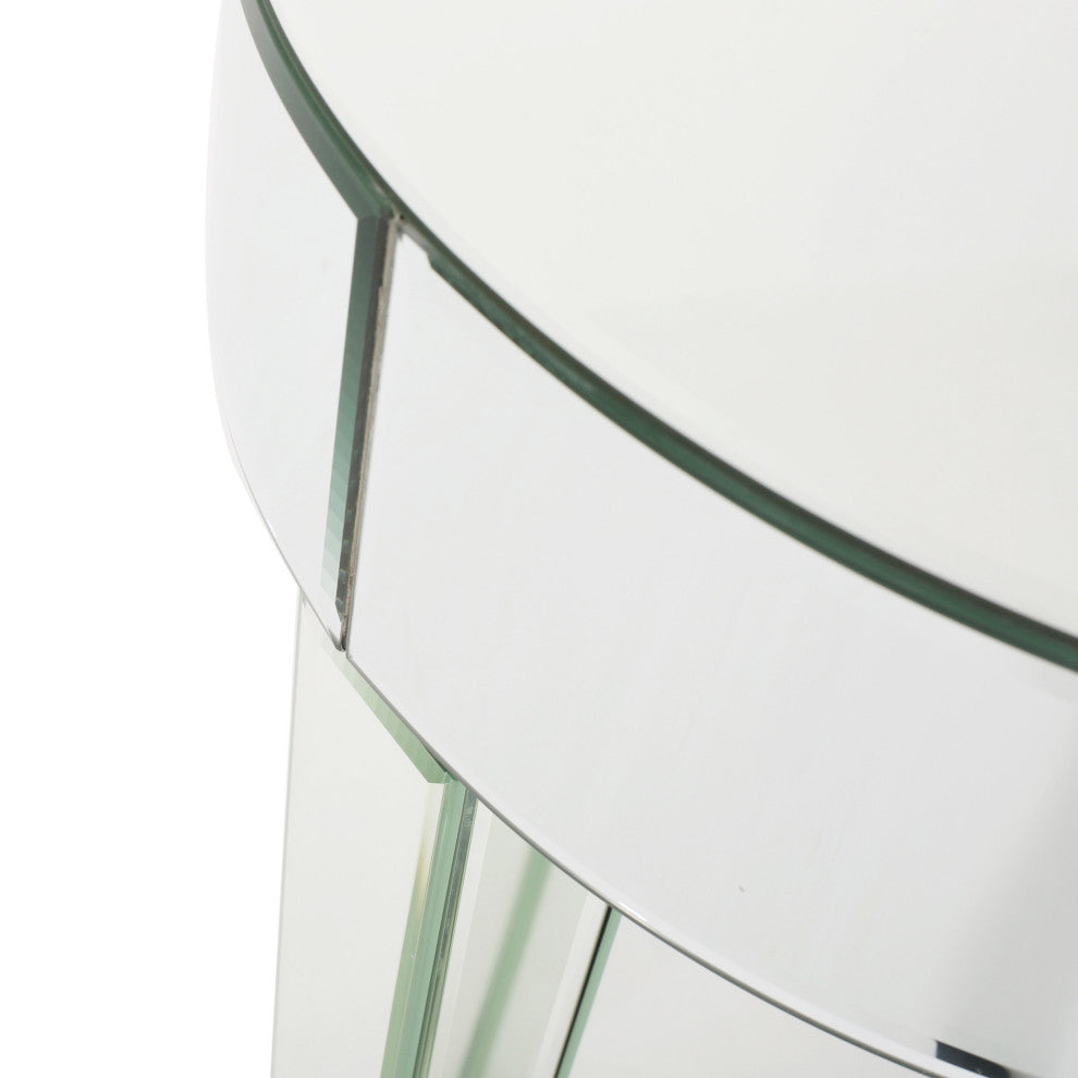 GDF Studio Alvo Mirrored Round Table