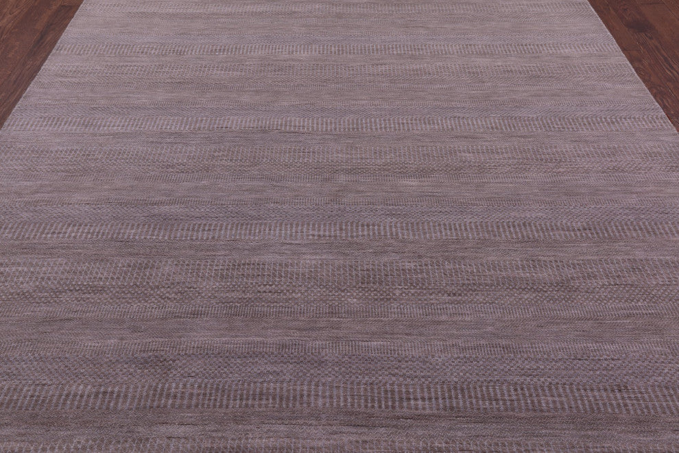 8' 1" X 10' 1" Handmade Savannah Grass Wool and Silk Rug Q11923